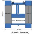 画像2: BEND-PAK LR-60P 2.7t タイヤリフター 100V仕様 (新色) 【1年保証】 (2)